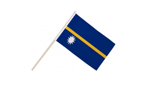 Nauru Hand Flags